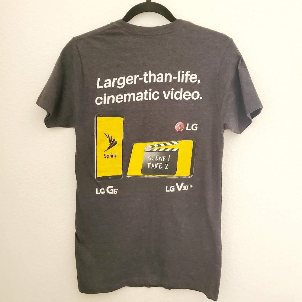 Promo tee for Sprint & LG mobile service•sz.Sm EUC - Picture 3 of 12